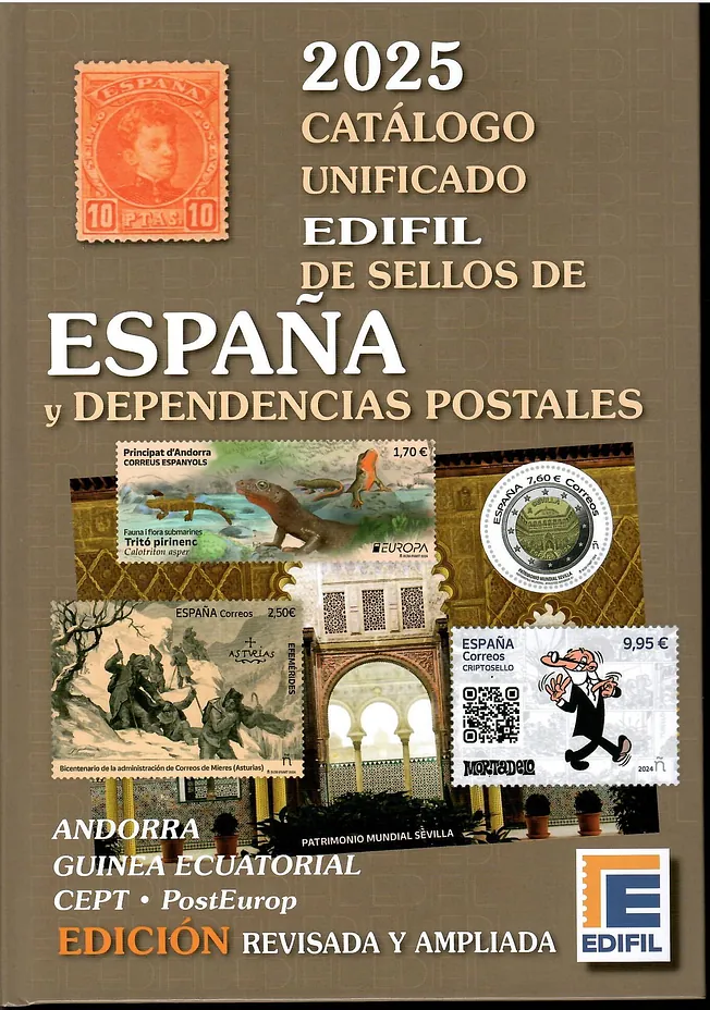 CATALOGO SELLOS ESPAÑA Y COLONIAS 2025